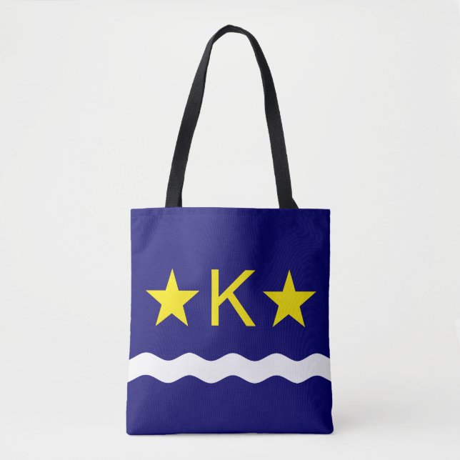 Flagge Kinshasa, Kongo Tote Bag (Vorderseite)