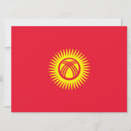 Flagge Kirgisistans Karte