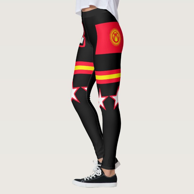 Flagge Kirgisistans Leggings (Links)