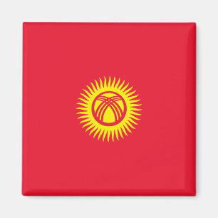 Flagge Kirgisistans Magnet
