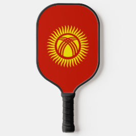 Flagge Kirgisistans Pickleball Schläger