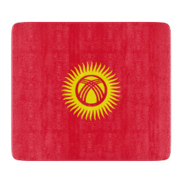 Flagge Kirgisistans Schneidebrett