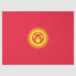 Flagge Kirgisistans Seidenpapier