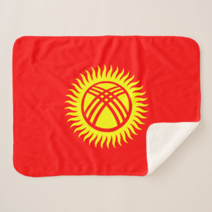 Flagge Kirgisistans Sherpadecke