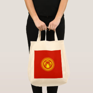 Flagge Kirgisistans Tragetasche