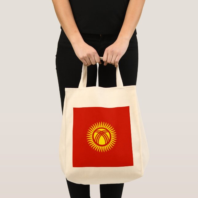 Flagge Kirgisistans Tragetasche (Vorderseite (Produkt))