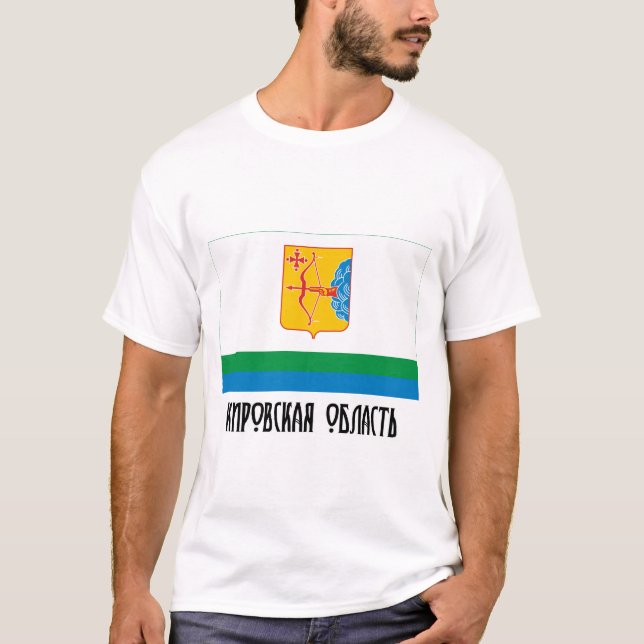 Flagge Kirows Oblast T-Shirt (Vorderseite)