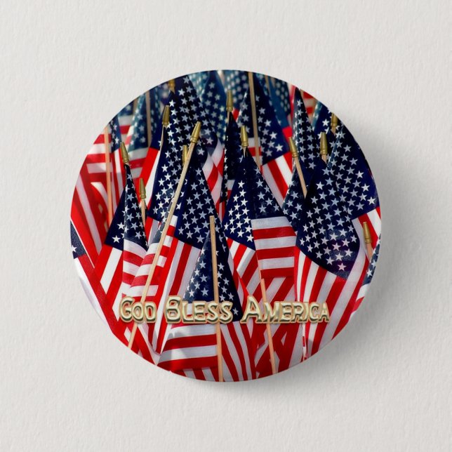 Flagge-Knopf Button (Vorderseite)