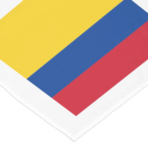 Flagge: Kolumbien Kurzer Tischläufer