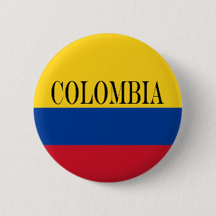 Flagge Kolumbiens - Bandera De Colombia Button