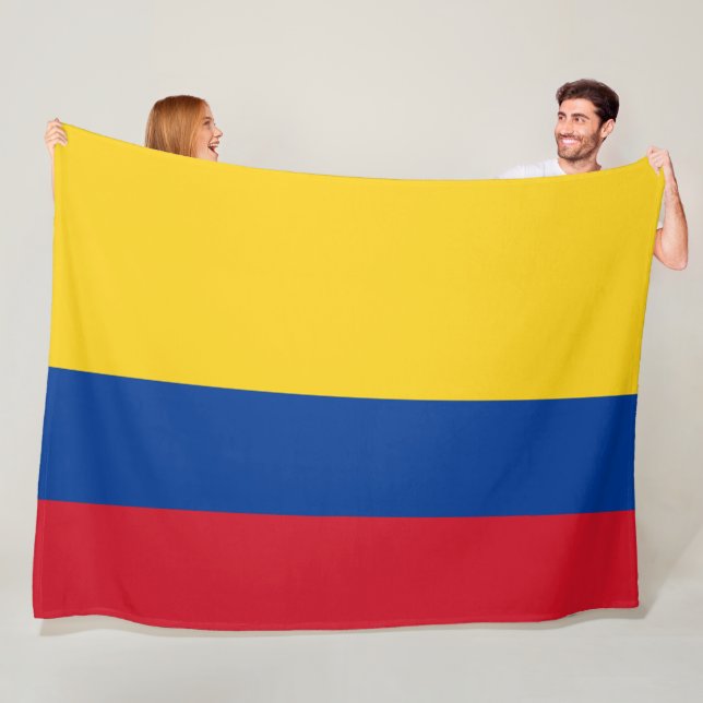 Flagge Kolumbiens - Bandera De Colombia Fleecedecke (Beispiel)