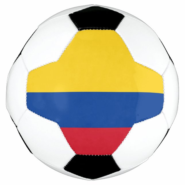 Flagge Kolumbiens - Bandera De Colombia Fußball (Vorderseite)