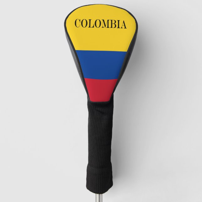 Flagge Kolumbiens - Bandera De Colombia Golf Headcover (Vorderseite)
