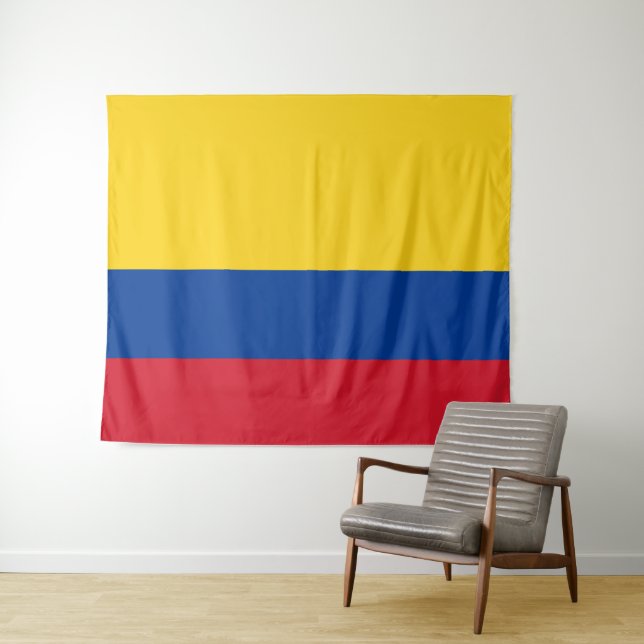 Flagge Kolumbiens - Bandera De Colombia Wandteppich (Beispiel (Horizontal))
