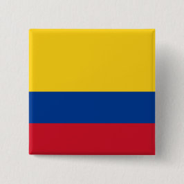 Flagge Kolumbiens Button