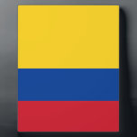Flagge Kolumbiens Fotoplatte<br><div class="desc">Flagge Kolumbiens - Tricolor Nacional</div>