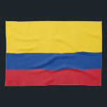 Flagge Kolumbiens Handtuch<br><div class="desc">Flagge Kolumbiens - Tricolor Nacional</div>
