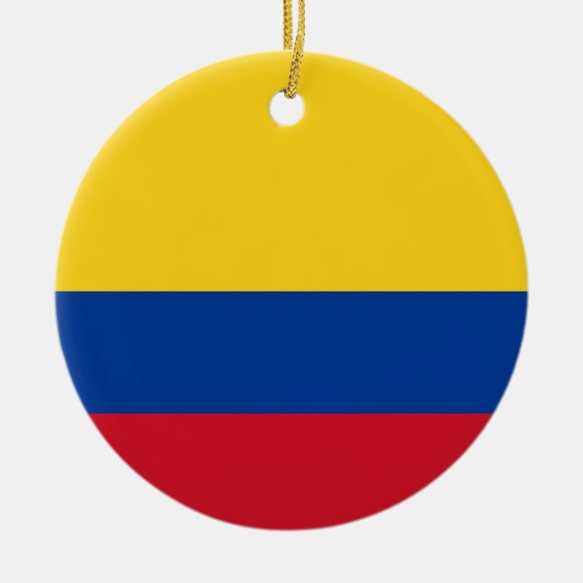 Flagge Kolumbiens Keramik Ornament (Vorne)