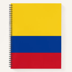 Flagge Kolumbiens Notizbuch