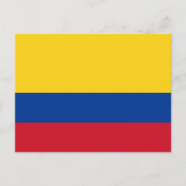 Flagge Kolumbiens Postkarte