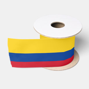 Flagge Kolumbiens Satinband