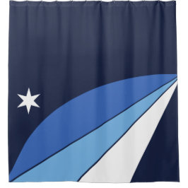 Flagge Kolumbiens (South Carolina) Duschvorhang