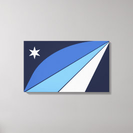 Flagge Kolumbiens (South Carolina) Leinwanddruck