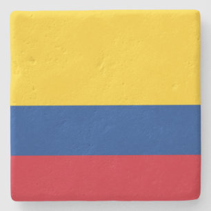 Flagge Kolumbiens Steinuntersetzer