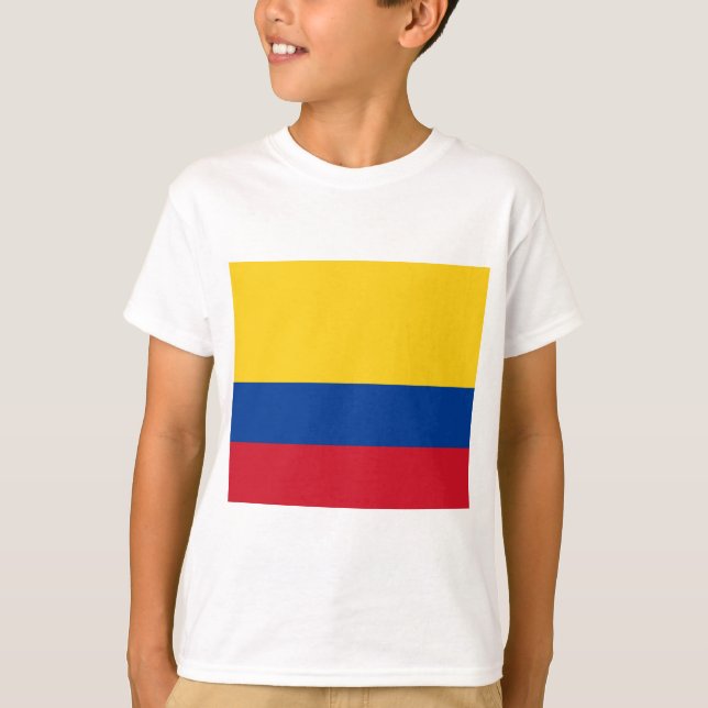 Flagge Kolumbiens T-Shirt (Vorderseite)