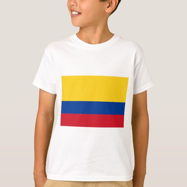 Flagge Kolumbiens T-Shirt (Vorderseite)