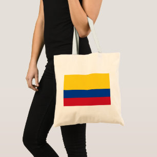 Flagge Kolumbiens Tragetasche