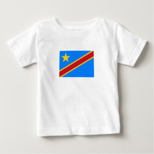 Flagge Kongo Kinshasa Baby T-shirt