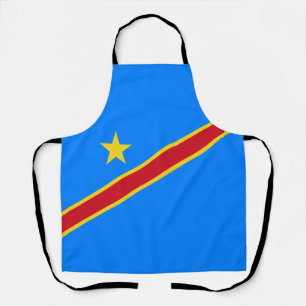 Flagge Kongo Kinshasa Schürze