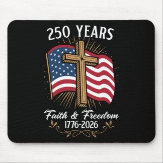 Flagge Kreuz Baum 250 Jahre Glaube Und Freiheit 17 Mousepad