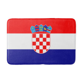 Flagge Kroatiens Badematte