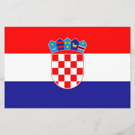 Flagge Kroatiens Briefpapier