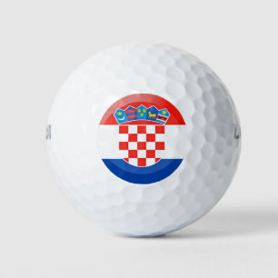 Flagge Kroatiens Golfball