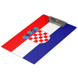 Flagge Kroatiens Klemmbrett