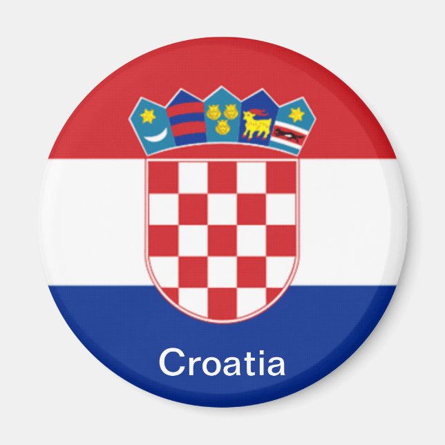 Flagge Kroatiens Magnet (Vorne)