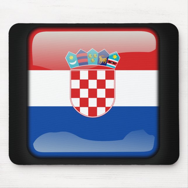 Flagge Kroatiens Mousepad (Vorne)