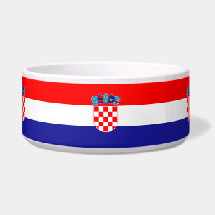 Flagge Kroatiens Napf