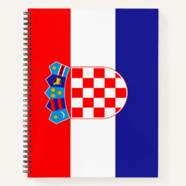 Flagge Kroatiens Notizbuch