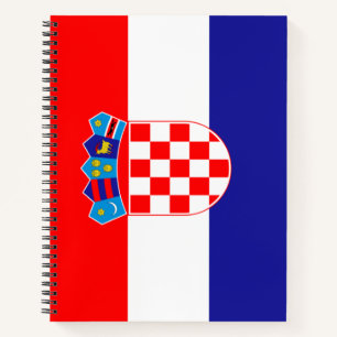 Flagge Kroatiens Notizbuch