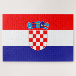 Flagge Kroatiens Puzzle