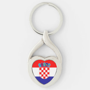 Flagge Kroatiens Schlüsselanhänger