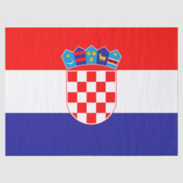 Flagge Kroatiens Seidenpapier