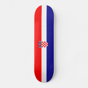 Flagge Kroatiens Skateboard