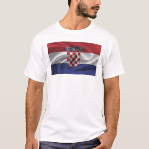 Flagge Kroatiens T-Shirt