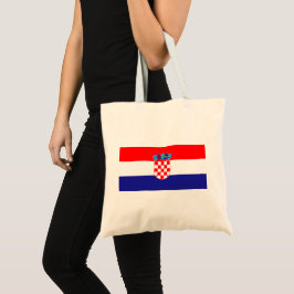 Flagge Kroatiens Tragetasche