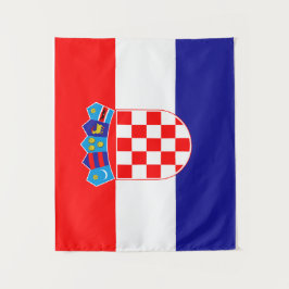 Flagge Kroatiens Wandteppich